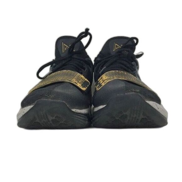 Nike PG 1 Paul George-Men\'s Size 11.5 -Black/Yellow Basketball Shoes- 878627-006 main image 8